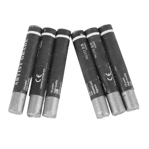 6Pcs Oil Pastels Soft Vibrant Colour Easy Blending 1