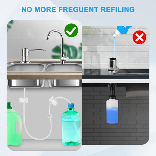 Kit De Tube D'extension De Distributeur De Savon Pour évier De