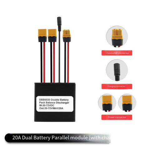 Convertisseur de décharge de batterie double pour vélo électrique 2 2