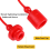 4 Sets Hydraulic Quick Coupler Male Dust Cap and F 3