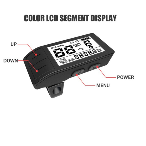 Electric Bike 500S Display 0-9 PAS Speed Indicator 1