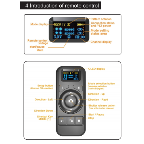 YT-1200 Rotation Panoramic Remote Control Pan Tilt 1