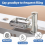 Soap Dispenser for Kitchen Sink, Built in Pump wit 4
