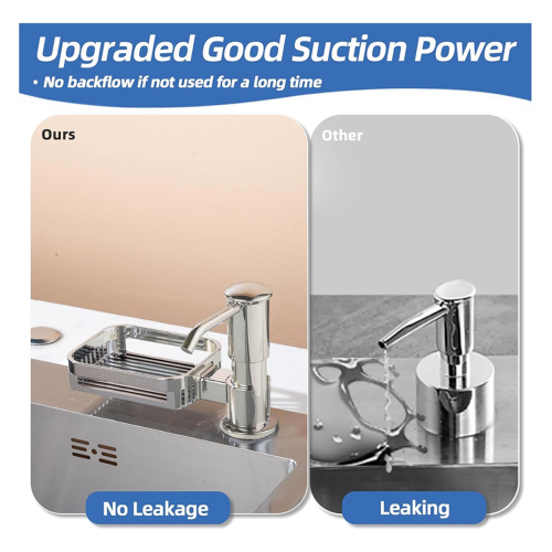 Soap Dispenser for Kitchen Sink, Built in Pump wit 2