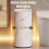 Bathroom Trash Can with Lid Marble Texture Small L 5