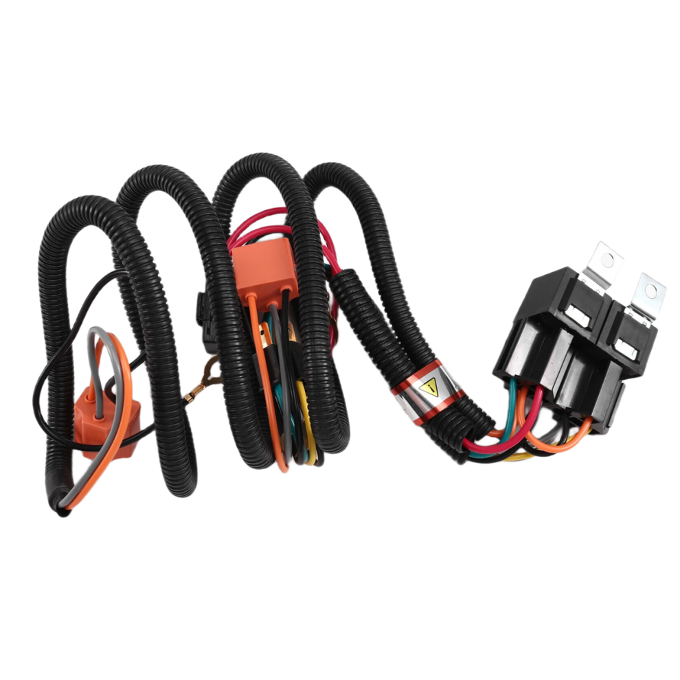 Car H4 12V Led Headlights Relay Wiring Harness Kit 4853323367796