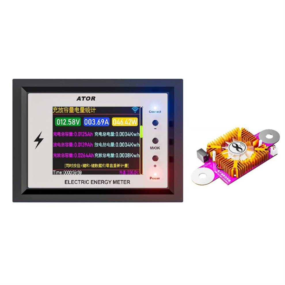 Misuratore Di Coulomb Wifi, Tester Di Capacità Della Batteria Volt-Am