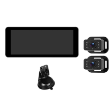 Babyautocamera voor 2 kinderen, 6,86 inch IPS-scherm met