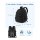 15,6 inch laptoptas, collegerugzak met hoge capaciteit S 8