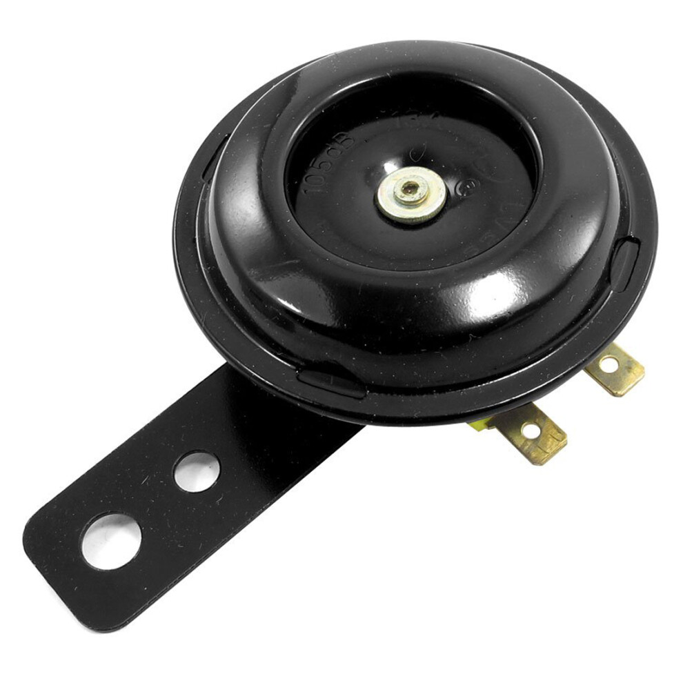 Dc 12V 1.5A Metal Electric Horn Compound Hor Black 4853323370024