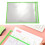 30 veelkleurige whiteboard-hoezen, extra groot 10 x 13 5