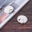 Μεταλλικές ετικέτες Rim Key Round Paper με δαχτυλίδια σε λευκό χρώμα La 8