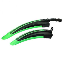 (Green) con 2pcs Mountain Bike Mudguard Wings Set Mountain Bicycle Universal Front Rear Fenders Riding Accessory Fit 20/22/24/26 in