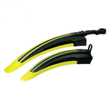 (Yellow) con 2pcs Mountain Bike Mudguard Wings Set Mountain Bicycle Universal Front Rear Fenders Riding Accessory Fit 20/22/24/26 in