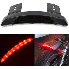 1 red shell motorcycle modified LED tail light, suitable for Harley motorcycle five-line rear brake light / Harley tail light with turn signal