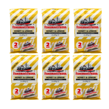 12 x 20g Fisherman's Friend Honey & Lemon Lozenges Sugar Free