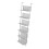 Standing Bookshelf 6 Tier Modern Metal Floor 3