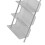 Standing Bookshelf 6 Tier Modern Metal Floor 12