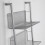 Standing Bookshelf 6 Tier Modern Metal Floor 9