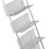 Standing Bookshelf 6 Tier Modern Metal Floor 11