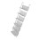 Standing Bookshelf 6 Tier Modern Metal Floor 4
