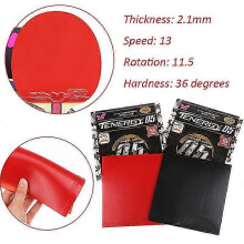 Butterfly Tenergy 05 Table Tennis Rubber Ping Pong Rubber Sponge 2.1mm Reverse Adhesive Racket Cover Training Accessories17*16.5cmBlack SZRH A-M