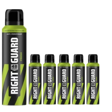 6 x 150ml Right Guard Fresh 48hr Anti-Perspirant Deodorant Body Spray