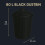 80 Litre Large Black Dustbin Outdoor & Indoor Use 4