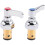 Handle Stem Assembly Fits for Brass Faucets Replace,Blue-Cold and Red-Hot Side Spindle Assembly Valv Edition 0718 2