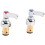 Handle Stem Assembly Fits for Brass Faucets Replace,Blue-Cold and Red-Hot Side Spindle Assembly Valv Edition 0718 1