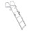Boat Folding Ladder 5 Step Anti Slip Rustproof 3