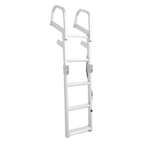 Boat Folding Ladder 5 Step Anti Slip Rustproof