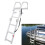 Boat Folding Ladder 5 Step Anti Slip Rustproof 12