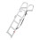 Boat Folding Ladder 5 Step Anti Slip Rustproof 5