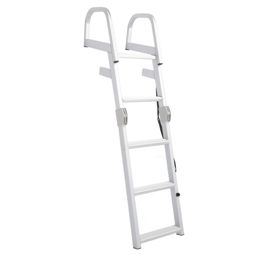 Boat Folding Ladder 5 Step Anti Slip Rustproof 1