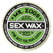 Mr. Zogs Original Sexwax - Kalltvattentemperatur Coconut doftande (vit)