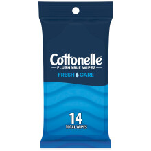 Cottonelle Fresh Care Flushable Wipes, 14 Wipes (18.4 x 12.7 cm)