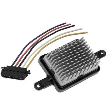 Blower Motor Heater Resistor with Wiring Harness for Citroen DS5 Peugeot 3008 5008, 6441.CQ, 6441CQSilver Black SZRH A-M