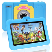TABTIVI 7 Inch Android Kids Tablet, 8 (3+5) GB RAM, 64GB ROM (TF 128GB), GMS Certified, Pre-Installed Apps, Educative, Parental Control, WiFi