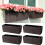 LaLaGreen Wall Planters Outdoor (20 Inch, 4 Pack) Brown Rectangular Window Flower Boxes 1
