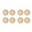 20pcs Disposable Breast Pasties Light Beige Adhesive Bras Breathable Nipple Covers 3
