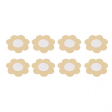 20pcs Disposable Breast Pasties Light Beige Adhesive Bras Breathable Nipple Covers