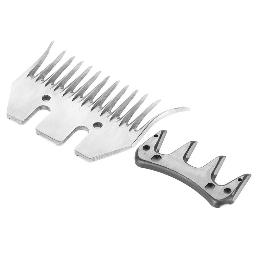Straight Sheep Shearing Blade and Combs Replacement Goat Clipper Blades for Electric Wool Scissors