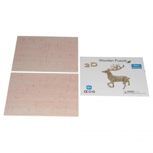 EarlyLearning 3D Wooden Puzzle Bundle Set Baby Enlightenment Brain Teaser Puzzles(025 )