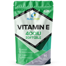Vitamin E 400IU | 90 Softgels | Healthy Skin & Immune Support