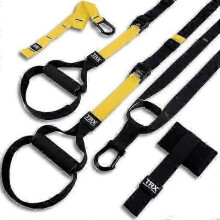 TRX All-in-One Suspension Trainer - Home Gym System for Experienced Fitness Enthusiasts with TRX Training Club Access - WELLNGS