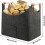 sturdy wood carrying bag 40 X 22 X 27 cm 5