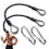 Fitness studio extension cable  2X Fitness Pulley Training Cable 1