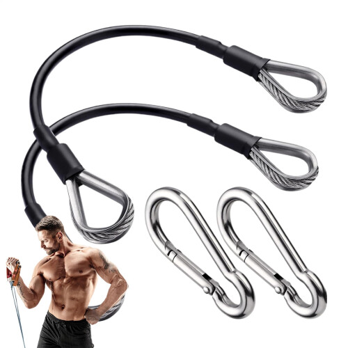 Fitness studio extension cable  2X Fitness Pulley Training Cable