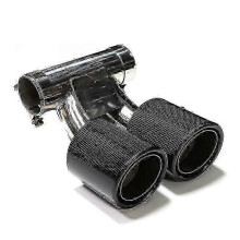 (718 C F) Single Piece Double Car Exhaust Tip Designed for Cayman 718 981 987 Boxster Muffler Tip and Tailpipe Exhaust System Nozzle - Yvan